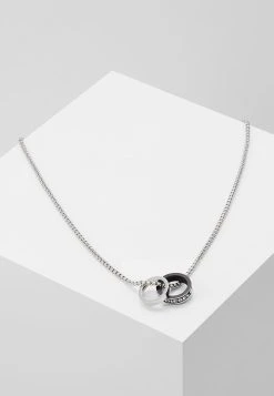 Prix Allégé Diesel DOUBLE PENDANT - Collier montres et bijoux mousqueton male