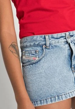 Diesel DE-RON - Jupe en jean Qualité Excellente jupes fermeture éclair femme -Boutique France Diesel 82875f6acfef4227ad1621e3d5dd0eb1