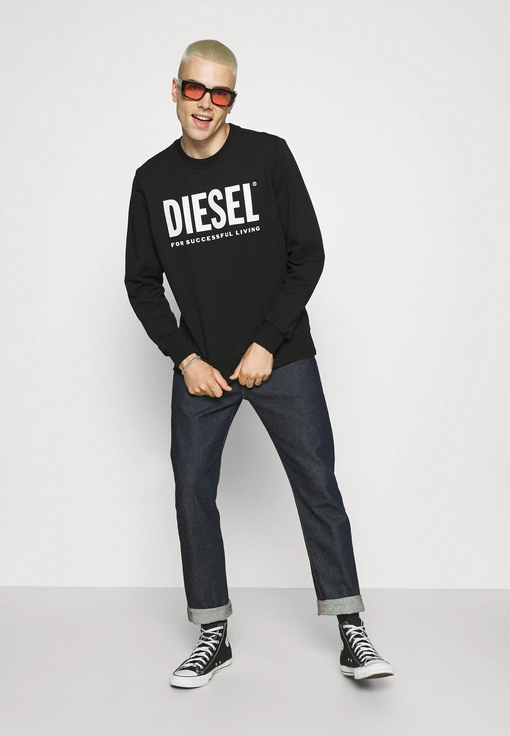 Diesel GIRK ECOLOGO - Sweatshirt Meilleure qualité sweats & hoodies col rond male 2 Diesel GIRK ECOLOGO - Sweatshirt Meilleure qualité sweats & hoodies col rond male – Image 2