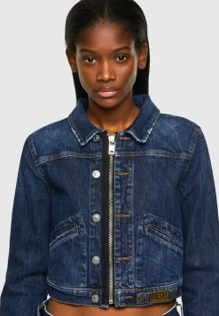 Diesel Prix Bradés Veste en jean vestes col tunisien femme -Boutique France Diesel 8721b20529164a5bb4481f94b97976ce