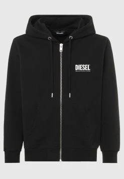 Prix Préférentiel Diesel LOGO - Sweat à capuche zippé sweats & hoodies male