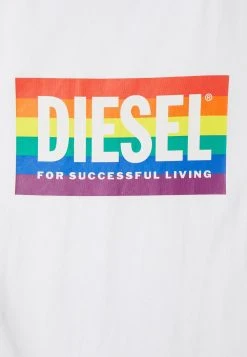 Qualité Garantie Diesel BFOWT-SILY-PR - T-shirt imprimé t-shirts et tops col rond femme -Boutique France Diesel 8a4c910a264946cda8b5370efec5a8fd