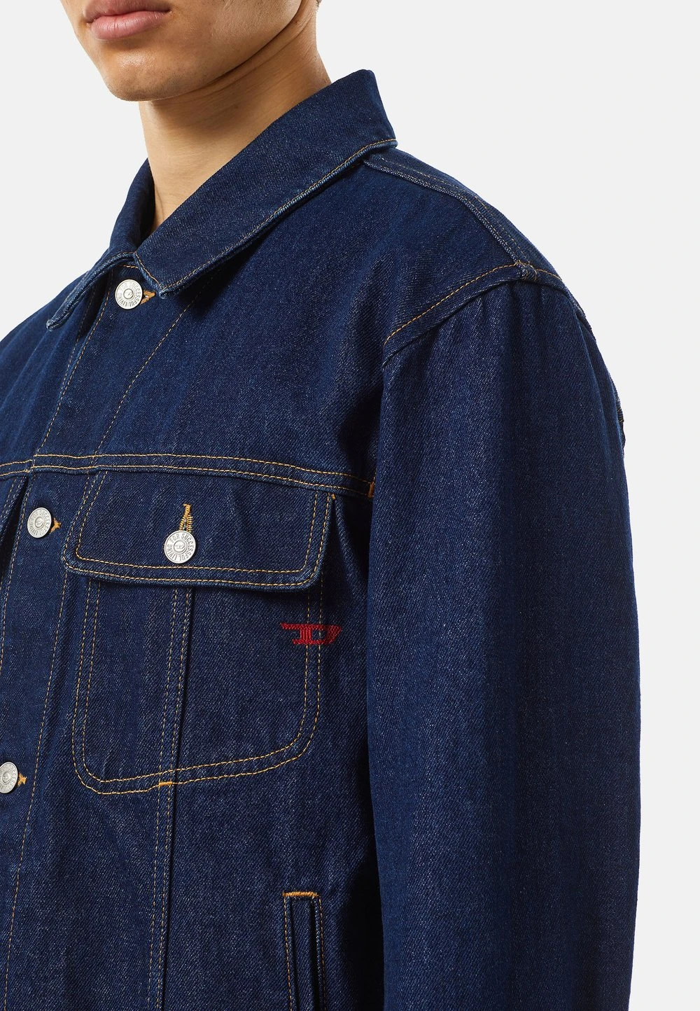 Diesel Prix Distinctifs Veste en jean vestes col à revers homme 4 Diesel Prix Distinctifs Veste en jean vestes col à revers homme – Image 4