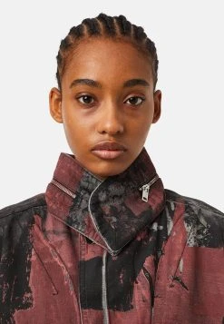 Diesel Vendre DE-EMME-SP - Veste en jean vestes col montant femme -Boutique France Diesel 98bbd94001e84612ab9f21f903a967bf