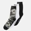 Prix Exclusifs Diesel SKM-HERMINE-THREEPAC 3 PACK - Chaussettes sous-vêtements & chaussettes camouflage homme