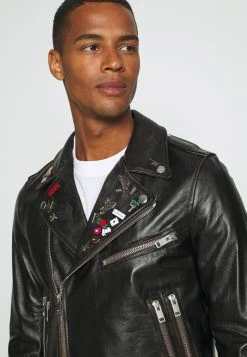 Prix Malin Diesel L-GARRETT-NEW - Veste en cuir vestes col revers male -Boutique France Diesel 9a93bd6bb734497999ec100e1f2eda96