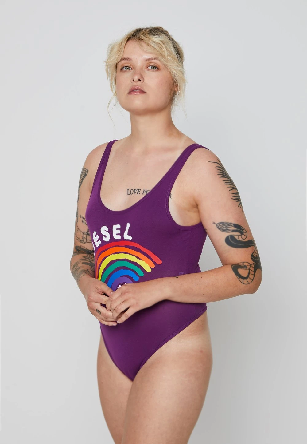 Diesel Première Qualité UFBY-BODY-P - Débardeur t-shirts et tops echancrure dos femme 1 Diesel Première Qualité UFBY-BODY-P - Débardeur t-shirts et tops echancrure dos femme