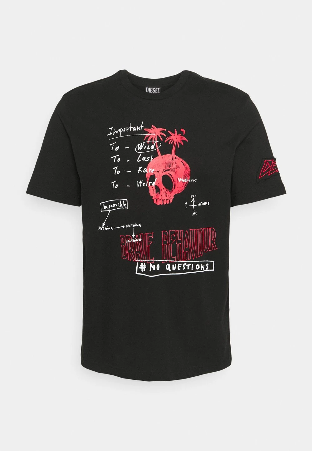 Diesel T-JUST-B61 UNISEX - T-shirt imprimé Réduction t-shirts col rond 1 Diesel T-JUST-B61 UNISEX - T-shirt imprimé Réduction t-shirts col rond