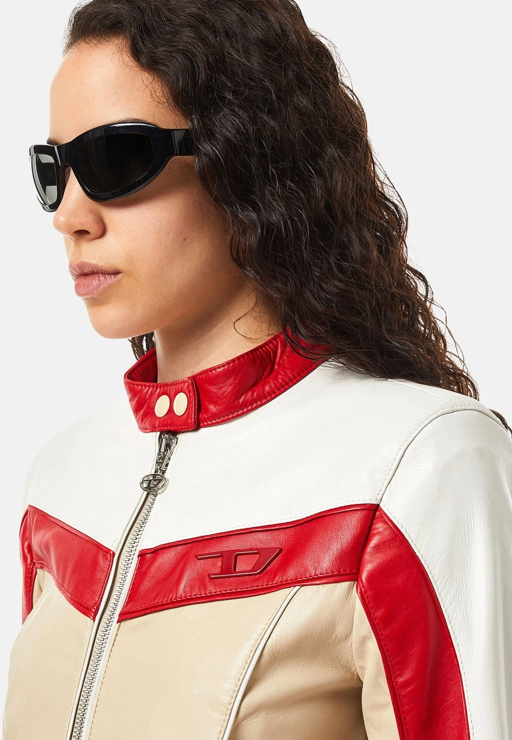 Diesel FRESIA - Veste en cuir Faible Prix vestes & blazers col officier femme 4 Diesel FRESIA - Veste en cuir Faible Prix vestes & blazers col officier femme – Image 4