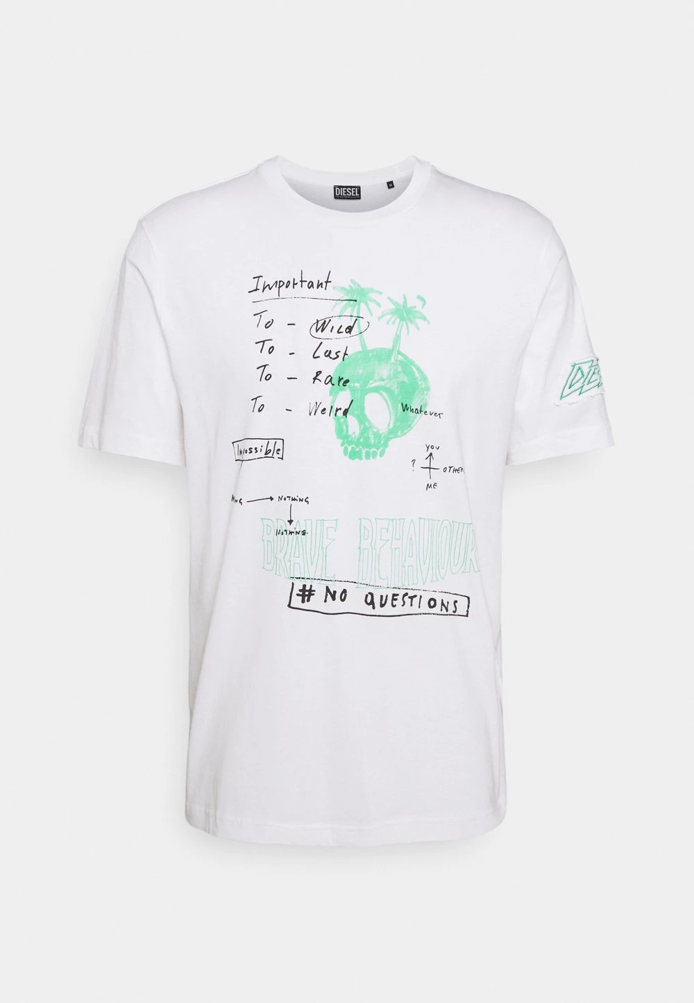 Diesel T-JUST-B61 UNISEX - T-shirt imprimé Réduction t-shirts col rond 4 Diesel T-JUST-B61 UNISEX - T-shirt imprimé Réduction t-shirts col rond – Image 4