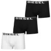 Soldes Diesel 3 PACK - Shorty sous-vêtements couleur unie homme