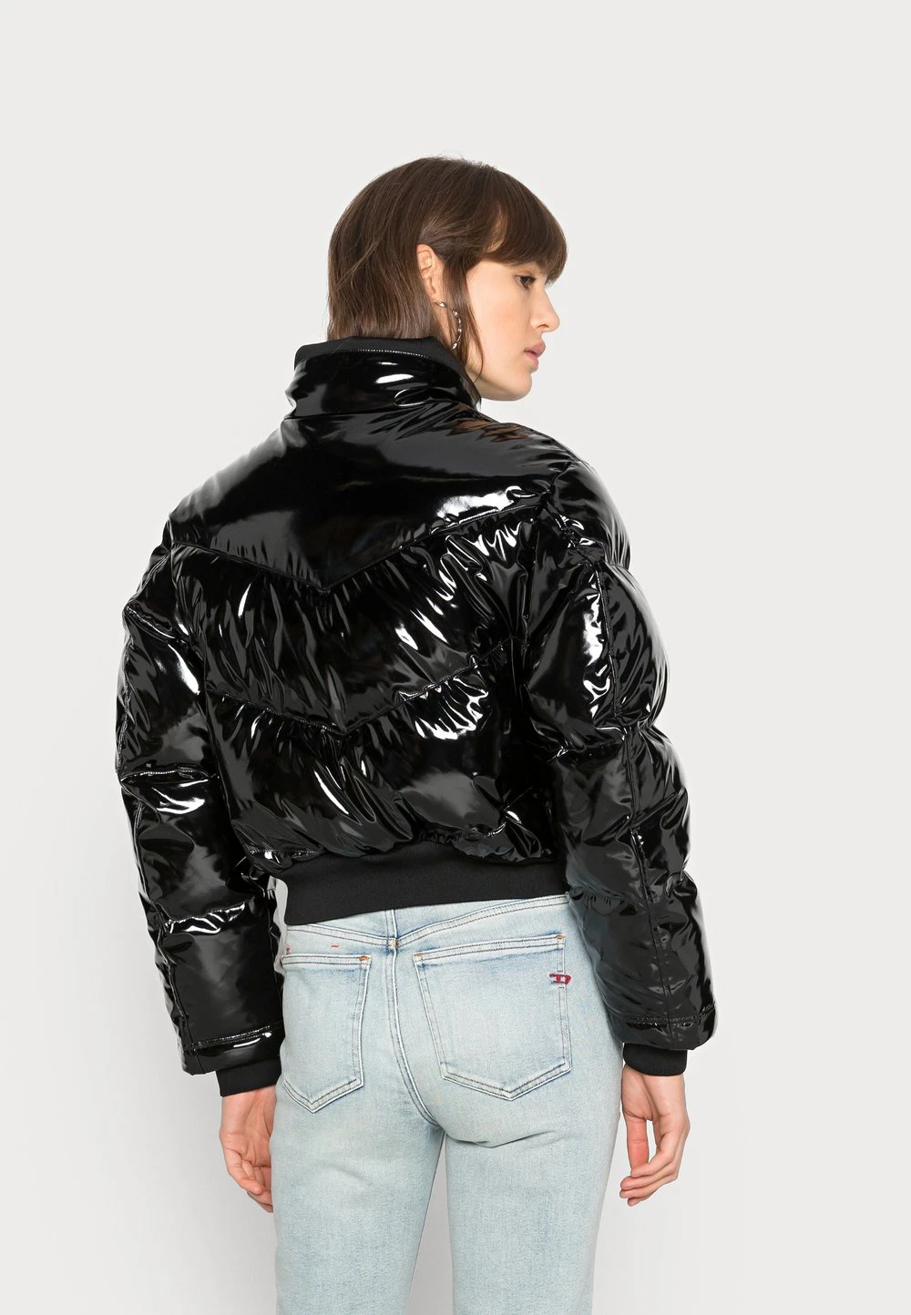 Diesel W-CREMA - Doudoune Prix Bradés vestes & blazers col officier female 3 Diesel W-CREMA - Doudoune Prix Bradés vestes & blazers col officier female – Image 3