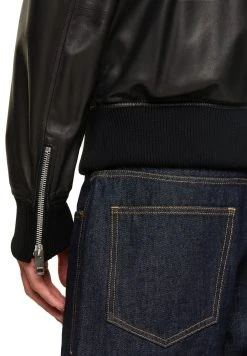 Diesel L-ABBOTT - Veste en cuir Prix Avantageux vestes col officier homme -Boutique France Diesel a3f161ef433e4e3d95942fffea26fdde