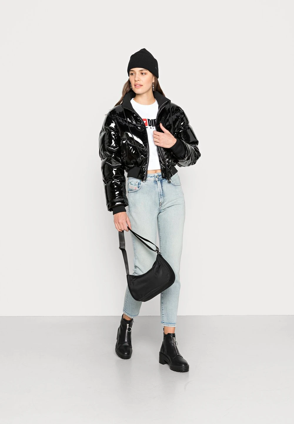 Diesel W-CREMA - Doudoune Prix Bradés vestes & blazers col officier female 2 Diesel W-CREMA - Doudoune Prix Bradés vestes & blazers col officier female – Image 2