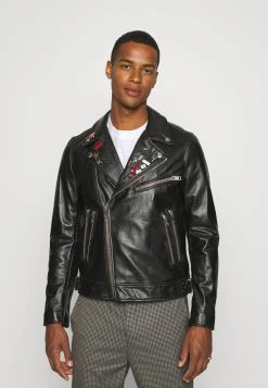 Prix Malin Diesel L-GARRETT-NEW - Veste en cuir vestes col revers male