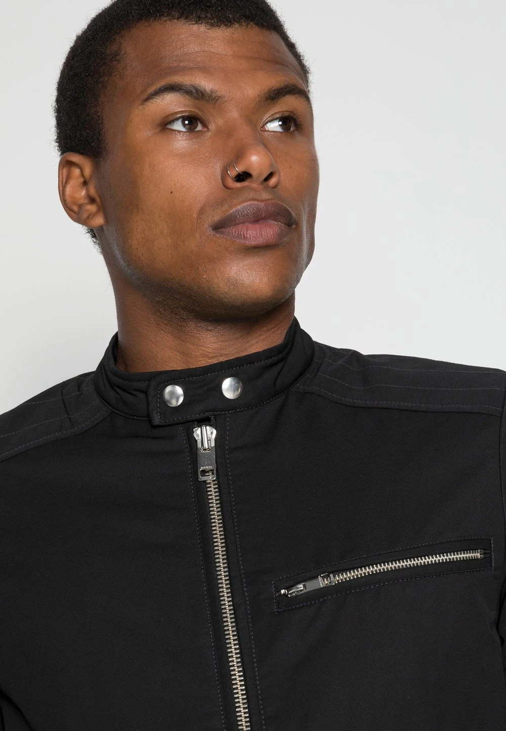 Diesel En promotion J-GLORY JACKET - Veste légère vestes col mao male 5 Diesel En promotion J-GLORY JACKET - Veste légère vestes col mao male – Image 5