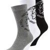 Diesel RAY SOCKS 3PACK - Chaussettes Prix Ourlé sous-vêtements & chaussettes chin&eacute; homme
