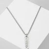 Diesel SINGLE PENDANT - Collier Prix Acceptable montres et bijoux mousqueton homme