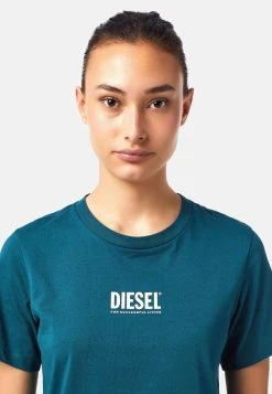 En promotion Diesel SILY-ECOSMALLOGO - T-shirt basique t-shirts et tops col rond femme -Boutique France Diesel b53cd0e98fdb48fb858ade0eac74b057