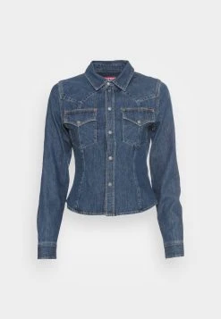 Diesel En promotion DE-RIN-F - Chemisier chemises & blouses col à revers female -Boutique France Diesel b659d6de05354eb898ac3c3450c034a7