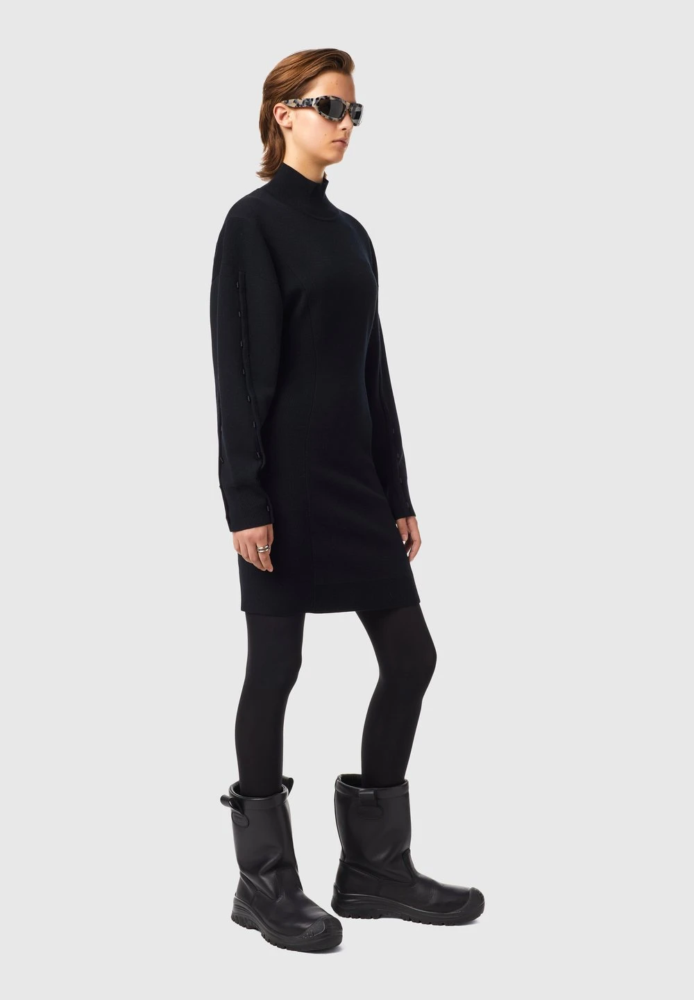 Diesel Prix d’Amis Robe pull robes col montant femme 3 Diesel Prix d’Amis Robe pull robes col montant femme – Image 3