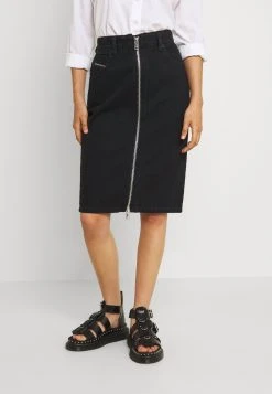 Diesel Prix Équitable DE-PENCIL-ZIP - Jupe en jean jupes fermeture éclair femme