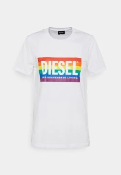 Qualité Garantie Diesel BFOWT-SILY-PR - T-shirt imprimé t-shirts et tops col rond femme -Boutique France Diesel bbfd5dd396d34b02a6a0905803b23d30 1