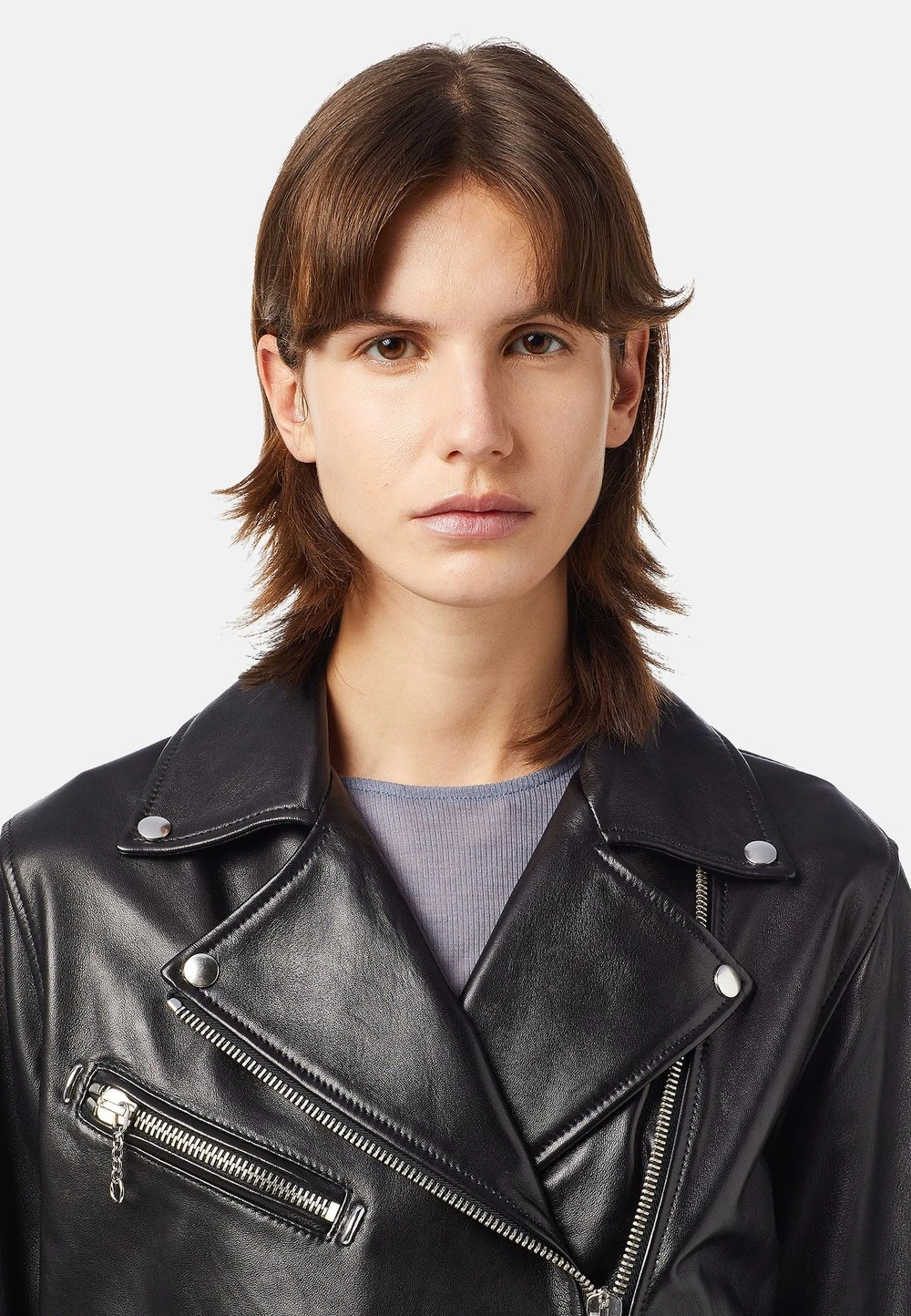 Diesel L EDMEA A - Veste en cuir Prix Sympa vestes col revers femme 4 Diesel L EDMEA A - Veste en cuir Prix Sympa vestes col revers femme – Image 4