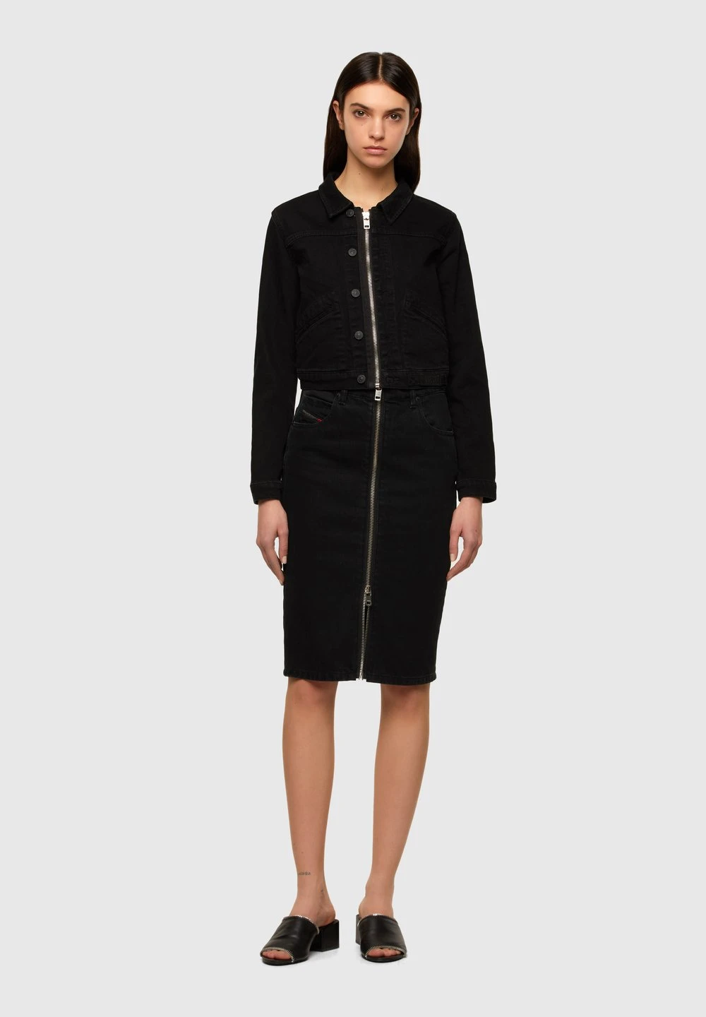 Diesel DE-BLONDY - Veste en jean Plus Bas Prix De Vente vestes col à revers femme 2 Diesel DE-BLONDY - Veste en jean Plus Bas Prix De Vente vestes col à revers femme – Image 2