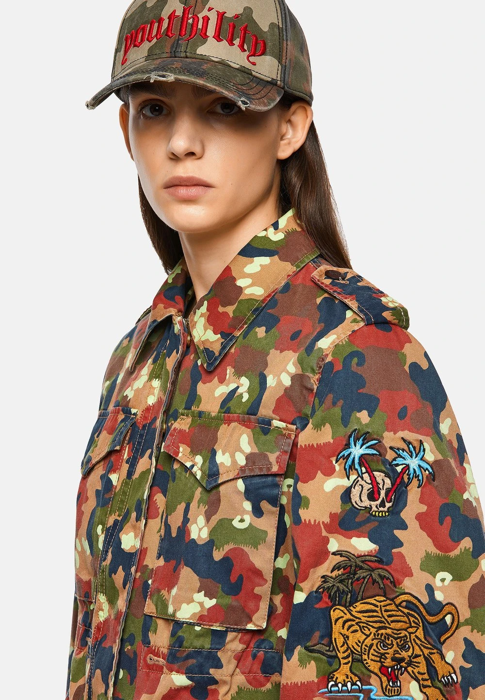 Diesel Produit de première qualité G-CLAUDIA-CMF - Veste mi-saison vestes col à revers femme 4 Diesel Produit de première qualité G-CLAUDIA-CMF - Veste mi-saison vestes col à revers femme – Image 4