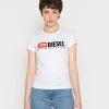 Diesel Bas Prix T-shirt imprimé t-shirts et tops col rond femme