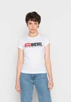 Diesel Bas Prix T-shirt imprimé t-shirts et tops col rond femme
