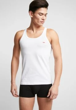 Diesel UMTK-JOHNNYTHREEPACK SINGLET 3 PACK - Caraco Qualité Supérieure sous-vêtements & chaussettes encolure large ronde homme