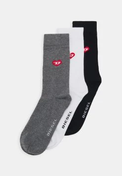 Diesel HERMINE 3 PACK - Chaussettes Pas Cher sous-vêtements & chaussettes chiné homme