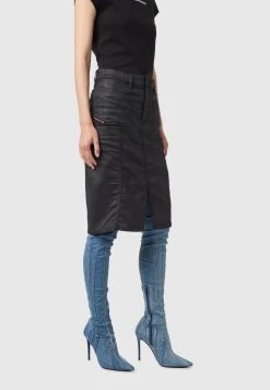 Diesel Prix Ourlé Jupe crayon jupes fermeture éclair femme -Boutique France Diesel c599ef3fcd0241b7b1980508e7f95db4