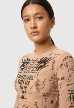 Assurance De l’Authenticité Diesel T-SIELAY - T-shirt à manches longues t-shirts et tops femme femme -Boutique France Diesel c8fbdc07e8764aabb21b321e81144810