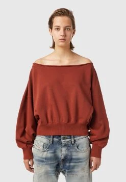 Diesel Soldes F-BAT-B1 - Sweatshirt pulls et gilets echancrure dos femme