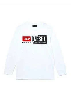 Diesel CON LOGO - T-shirt imprimé Bas Prix t-shirts col rond enfant