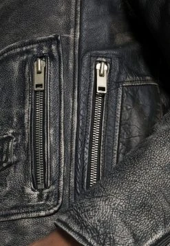 Diesel L CONWAY - Veste en cuir Petit Prix vestes col revers male -Boutique France Diesel d3412a1a0d8e4bae8f041ceea4bd54f5