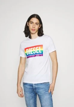 Diesel PRIDE BMOWT-DIEGO-P UNISEX - T-shirt imprimé Prix Affortable t-shirts col rond