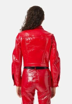 Prix Sacrifiés Diesel MAGNOLIA - Veste en similicuir vestes & blazers col à revers femme -Boutique France Diesel db760cb1db554a22a2429404b773e722