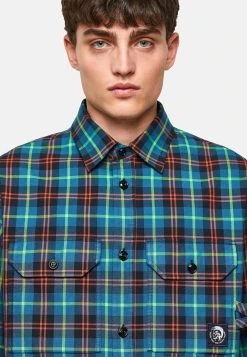 Diesel S JESS CHECK - Chemise Prix De Rêve chemises col kent homme -Boutique France Diesel dd3ba036fb9c469ebcec3195da2e6a35