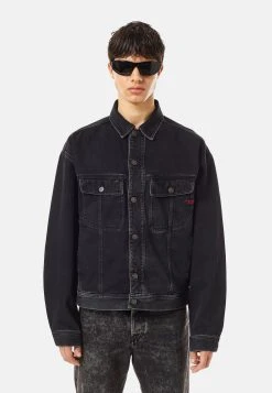 Diesel LILLO - Veste en jean Vendre-Réclame vestes col à revers homme
