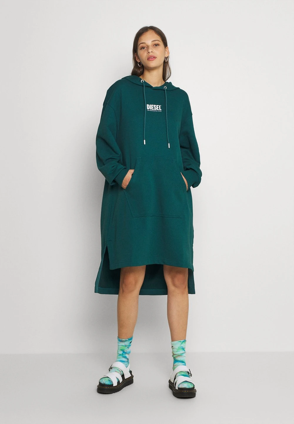 Diesel D-ILSE-ECOSMALLOGO - Robe de jour Vendre-Réclame robes capuche femme 1 Diesel D-ILSE-ECOSMALLOGO - Robe de jour Vendre-Réclame robes capuche femme