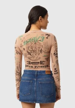 Assurance De l’Authenticité Diesel T-SIELAY - T-shirt à manches longues t-shirts et tops femme femme -Boutique France Diesel e74864e14f5d442f8301d4088eb27d96