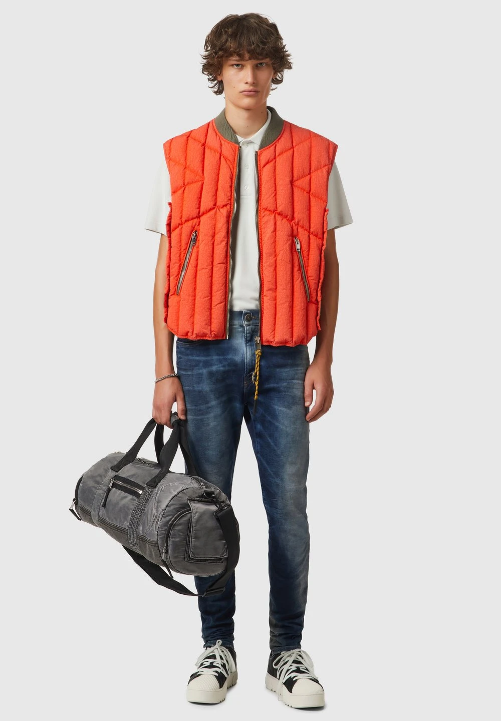 Diesel J HAW - Veste sans manches Prix Gelé vestes col officier homme 2 Diesel J HAW - Veste sans manches Prix Gelé vestes col officier homme – Image 2