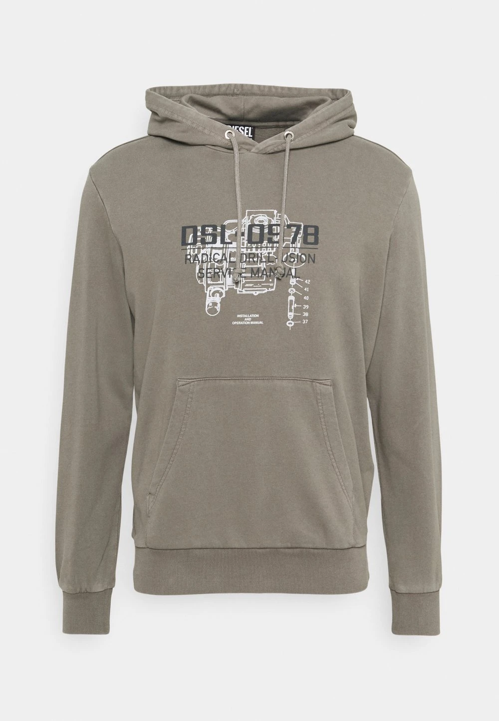 Diesel GIRK HOOD - Sweatshirt Prix Discount pulls et gilets capuche homme 2 Diesel GIRK HOOD - Sweatshirt Prix Discount pulls et gilets capuche homme – Image 2