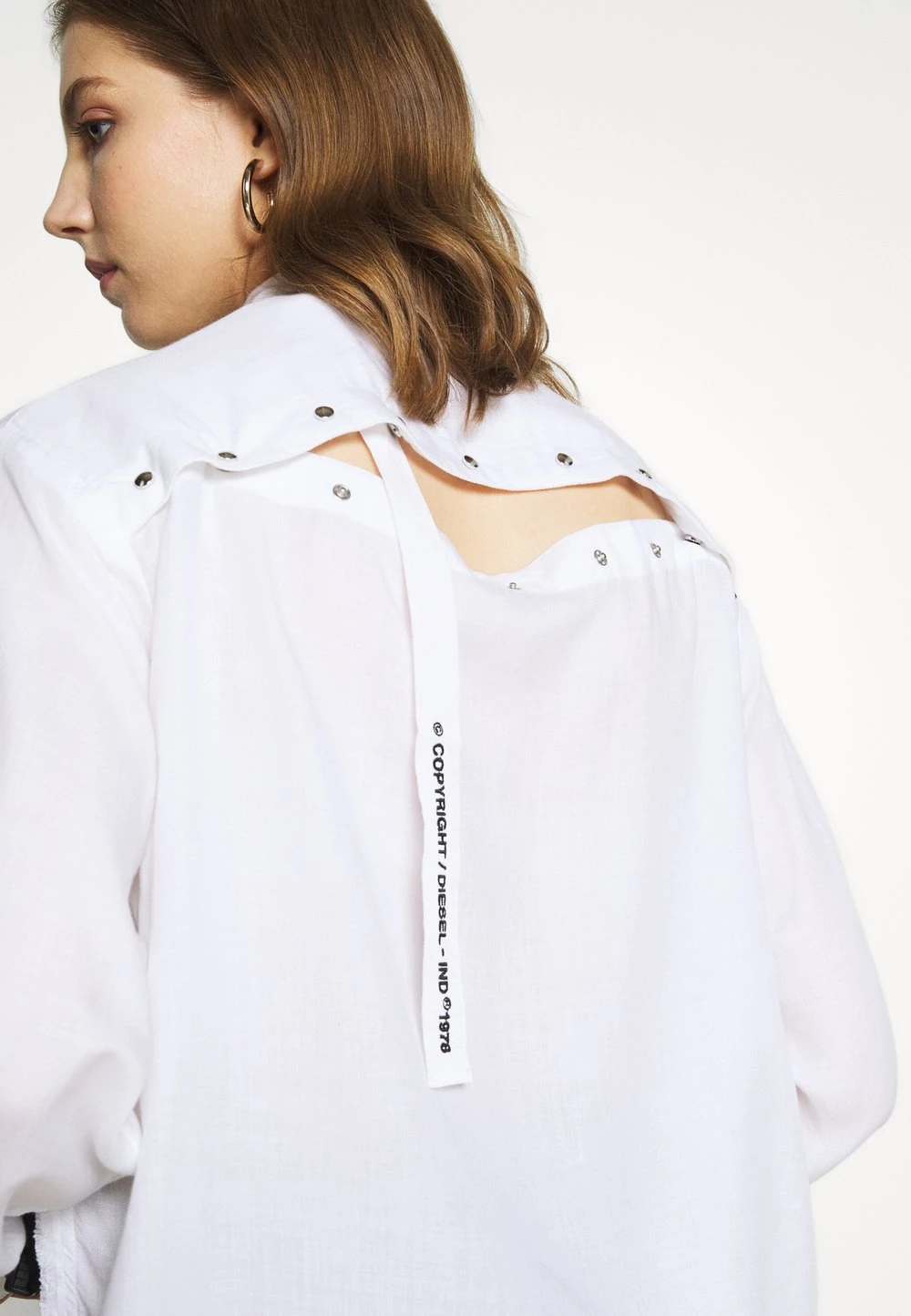 Assurance De l’Authenticité Diesel C-SUPER-E - Chemisier chemises & blouses col mao femme 7 Assurance De l’Authenticité Diesel C-SUPER-E - Chemisier chemises & blouses col mao femme – Image 7