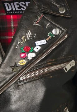 Prix Malin Diesel L-GARRETT-NEW - Veste en cuir vestes col revers male -Boutique France Diesel ef6bec52bf194df380505b0a3161f2db