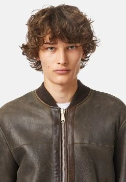 Diesel Produit de première qualité L-CARTER - Veste en cuir vestes col officier homme -Boutique France Diesel f378413221314a53bb665fb887a36d93